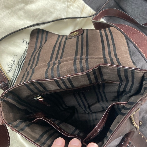 RARE Frye Roxanne Magazine Crossbody and Wallet in Dark Brown - Picture 9 of 16